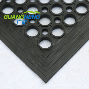 Shock Absorbing Anti-Fatigue Porous Rubber Mat, Workshop Floor Protector Mats